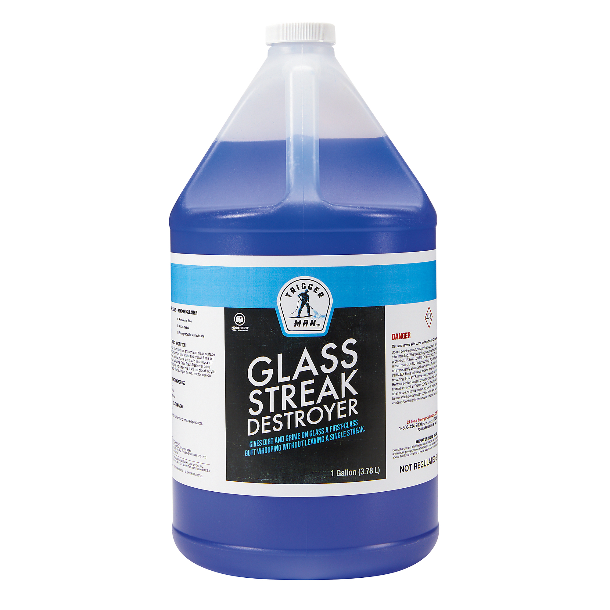 Trigger Man Glass Streak Destroyer, Pressure Washer Chemical, 1 Gallon